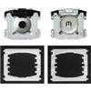 CTBDZ Sostituzione di numeri/lettere/simboli individuali per MacBook Pro/Air A1989 A1990 A1932 2018 Tastiera a cuneo base + cerniera a farfalla