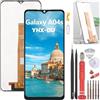 YHX-OU 6.5'' Nero Schermo per Samsung Galaxy A04s SM-A047F SM-A047F/DS SM-A047F/DSN LCD Display Touch Screen Digitizer Ricambio Assembly con Utensili Inclusi