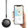 Tomedeks 1 Pezzi Smart Tag Compatibile con l'app Google Trova Il Mio Dispositivo, Localizzatore Bluetooth per Chiavi, Bici, Portafogli, Nero
