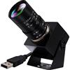 Mermaid Camera USB 4K Manual Zoom Webcam 5-50mm CS Mount Variable Lens PC Camera UVC Computer Camera 8MP Industrial Camera IMX415 USB2.0 Web Cam
