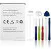 SwarKing Batteria di ricambio BigFP2000AA BL-55A compatibile con smartphone BRONDI Amico/N.2/N2 BL-55A/BRONDI Smartphone 3G con toolkit