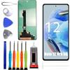 ERYNK Display LCD per Redmi Note 12 Pro 5G(Note 12 pro+5G/X5 PRO 5G) Black 22101316C [Nessuna funzione di impronta digitale] [6.67] display LCD Touch Screen Digitizer con set di attrezzi