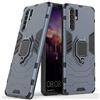 MaiJin Compatibile con Huawei P30 PRO Core Cover, Custodia Armor Anello Cavalletto (Funziona con Il Supporto Magnetico per Auto) Case Paraurti per Huawei P30 PRO (Blu Navy)