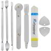 Haojiaho Kit di 8 Strumenti di Riparazione per Telefoni Cellulari, Strumento di Apertura Ultra Sottile 0,1mm per Schermo Curvo LCD, Metal Utensili per la Dismontazione dei Telefoni Mobili