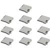 Create idea 10pcs 9pin Micro SD Card Slot Connettori 15 * 14 * 1.8mm TF Card Deck per Schede di Sviluppo Giocatori