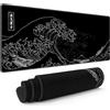 SiuTi Grande tappetino XXL antiscivolo base in gomma resistente all'acqua per mouse e tastiera pittura The Great Wave off Kanagawa Big Gaming Mat