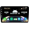 BXLIYER SXAUTO (Built-in 4G / DAB) Android 15-6G+128G Autoradio Per Audi A3 8P 8PA S3 RS3 (2003-2013) - Senza fili CarPlay/Android Auto - Camera + MIC - Fast-boot Volante 360-CAM HDMI - 2 Din IPS 9 Pollici