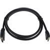 YINETTECH Cavo HDMI compatibile con fotocamera digitale Canon EOS 2000D, da HDMI A maschio a mini HDMI C maschio, 1080P, lunghezza 1,5 m, tablet, notebook, fotocamere digitali, nero
