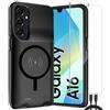 Fraternize Custodia magnetica per batteria Galaxy A16 10000mAh con ricarica wireless | Custodia per caricabatterie portatile ricaricabile per Samsung Galaxy A16 | Telefono Power Bank esteso