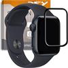 REY Pellicola salvaschermo 3D per APPLE WATCH SE 2022 40mm - WATCH SE3 40MM, Nero, Copertura Completa, Pellicola Protettiva Protezione Schermo, 3D / 4D / 5D