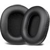 SOULWIT Cuscinetti Auricolari di Ricambio per Turtle Beach Recon 100/200/200 Gen2/Spark Cuffie da Gioco, Padiglioni Cuffie con Pelle Proteica Più Morbida, Schiuma ad Alta Densità - Nero
