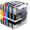 ESMOnline Cartucce per stampanti compatibili per Brother LC1100 LC980 XL - 20 Pezzi, 8 X Nero 4 X Ciano, 4 X Magenta 4 X Giallo