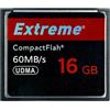 zhongsir Extreme - Scheda di memoria flash compatta da 16 GB, scheda CF ad alta velocità, velocità UDMA fino a 60 MB/s per fotocamere SLR, CF-NEW-16-RED