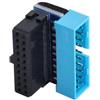 chenyang USB 3.0 pannello frontale connettore 19/20 pin maschio a femmina 90 gradi verso l'alto angolato scheda madre connettore adattatore di cambio genere