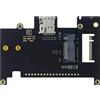 Khadas WWAN M2X scheda di estensione, con slot M.2 per aggiungere il supporto del modulo LTE 4G/5G slot per scheda SIM nano/18 pin GPIO header/4G/5G LED attivo……
