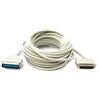 System-S Cavo D Sub 10 m 25 pin maschio a 36 pin femmina DB25 CN36 adattatore grigio