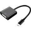 coalwop Adattatore da USB-C a DVI, Sdattatore da Thunderbolt 3/4 a DVI-D, convertitore da USB tipo C a -D maschio a femmina per iPhone 15 Pro/Max, MacBook Pro/Air 2023, iPad, iMac, S23, XPS 17