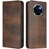 FANFO Custodia per Blackview Shark 6 5G Cover, [Chiusura Magnetica] Anticaduta e Antimpronta, Cover in Pelle PU Stile Portafoglio Folio. Brown