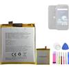 HIGHAKKU Batteria di ricambio LPN385350 compatibile con [Crosscall] Action X3, Action X3, Core X3, Core X3, Core X3, Trekker X3 con strumenti