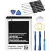 NEWASHAN Batteria EB494358VU compatibile con Samsung Galaxy Ace GT-S5830 S5839i DuoS S6802 Gio S5660 S5670 B5512 Telefono Cellulare Smartphone Li-ION Batteria EB464358VU 3,7V 1350mAh con kit strumenti