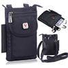 Hengwin Custodia in nylon compatibile con iPhone 16 Pro Max 16 Plus, iPhone 16 15 14 13 12 Pro Max, Samsung Galaxy S25 S24 S23 Ultra S25+ Borsa a tracolla con clip per cintura