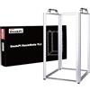 GeeekPi DeskPi RackMate TL1 - Armadio server da 10 pollici 10U (profondità 264 mm) per apparecchiature di rete, server, audio e video, in lega di alluminio, design a telaio aperto