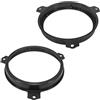 tomzz Audio 2808-000 Anelli per altoparlanti staffe adattatore compatibile con Citroen C1 Peugeot 108 Toyota Aygo Yaris RAV4 Subaru Outback porta anteriore per 165 millimetri altoparlanti DIN