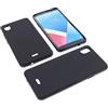 foto-kontor Custodia Compatibile con cellulari Wiko Y61 Cover in Gomma TPU di Colore Nero