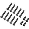 Gintai Viti 14pcs per ASUS ROG G14 GA401 Gamma Custodia Inferiore Cover Base (Colore Nero Screws