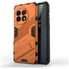 ESTH® Custodia per OnePlus 11 5G con Supporto [Compatibile con Supporto Magnetico per Auto] Cover Paraurti PC + TPU, Arancia