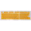 Glomora Keycap Set di 114 tasti,PBT OEM altezza OEM Two Color Iniection Light Taste meccanico Tasta tastiera, mini giallo, per tastiera meccanica