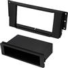AERZETIX - C40972 - Mascherina telaio adattatore 2 DIN per autoradio - in plastica - compatibile con Land Rover Discovery 2005+, Land Rover Freelander 2007+, Land Rover Sport 2005+