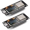 diymore 2 pezzi per scheda di sviluppo ESP32 con display OLED tipo C Dual Core IOT Board 240 MHz Bluetooth WiFi modulo CH340 2414 ~ 2484 MHz