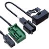 Keple Car Radio Adattatore per auto Bluetooth Wire Harness Cable 12 Pin cavo con microfono Voice Control compatibile con VW Volkswagen RCD510 RNS315 RNS510 Audi Honda Peugeot Seat Skoda Nissan Toyota | 3.6m