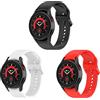 CHULN 3 Pezzi Cinturino per Samsung Galaxy Watch 5 40mm 44mm/Watch 4 40mm 44mm/Watch 5 Pro/Watch 4 Classic 42mm 46mm, 20mm Braccialetto di Sportivo Silicone per Samsung Galaxy.