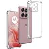 REY Cover in Gel TPU Anti-Shock per Motorola Edge 60 Fusion - Edge 60 - Edge 60s, Morbido Silicone Custodie Protettivo Case, Anti-Scratch, Protettiva Sottile Back Cover