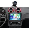 Hodozzy 【4+64G】Hodozzy Carplay Autoradio per Seat Ibiza 2016-2017, 9 Pollici Touchcreen Stereo Auto Bluetooth con Android Auto/EQ/Navi/Wifi/RDS/USB/SWC