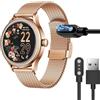 Lamshaw Caricatore magnetico compatibile con Ice Smart St 2.0 1.20 pollici SmartWatch,Magnetico caricatore USB 3.3ft Compatibile con Ice Smart St 2.0 WATCH (nero)