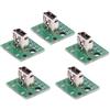 chenyang Confezione da 5 connettori USB 2.0 fai da te, Mini USB 6 pin, connettore connettore per saldatura di ricambio tipo verticale