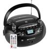 Retekess TR630 Lettore CD, Lettore Cassette Audio, Radio FM AM, Stereo Boombox, Riproduzione USB TF Card, Retroilluminazione LCD, Schermo di visualizzazione, Per l'intrattenimento Domestico