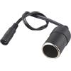 Futheda DC12 - 24 V 5.5 mm x 2.1 mm femmina a femmina per presa accendisigari per auto caricatore UPS batteria di backup e generatore portatile