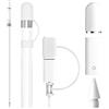 XRVRILE Set di Accessori per Apple Pencil 1 Generazione, Adattatore con Protezione Anti-Perdita, Cappuccio Magnetico, Punta di Ricambio