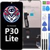 iYAiYO Schermo Display Digitalizzatore Touch Screen Ricambio Compatibile con Huawei P30 Lite Schermo Completo con Strumenti-Nero