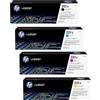 HP 201X - Toner originali ad alta capacità, nero, ciano, magenta, giallo, set multipack in confezione originale con ologramma per Color Laserjet Pro M252, M277, M274
