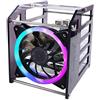GeeekPi Raspberry Pi Cluster Custodia, Raspberry Pi Rack Custodia Impilabile Custodia con Ventola 120mm RGB LED 5V per Raspberry Pi 4B / 3B + / 3B / 2B / B + e Jetson Nano (4 strati)