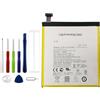 Vvsialeek Nuova batteria Vvsialeek di alta qualità C11P1502 compatibile con ZenPad 10 Z300C, P023, ZenPad 10.1 con toolkit 0.