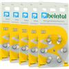 Rheintal 30 batterie Premium per apparecchi acustici, tipo A10, per tutti i dispositivi acustici con batteria di colore giallo - 1,45 V - PR70 - 100 mAh