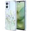 YUXING Cover Trasparente per Xiaomi 15T Pro 5G - Custodia Protettiva Sottile in TPU Morbido Antiurto con Carino Motivo Disegno Cool (Flower Bush)