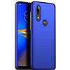 GAPlus Motorola Moto E6 Plus - Custodia rigida ultra sottile per Moto E6 Plus da 6,1 - Cover gommata opaca per Moto E6 Plus (blu)