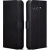 32ndShop 32nd Custodia a Portafoglio in Pelle PU per Google Pixel 10a, Case con Slot per Sched di Blocco RFID, Chiusura Magnetica e Supporto integrato - Nero